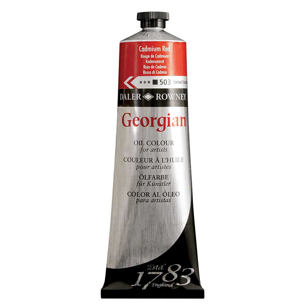 Daler Rowney Georgian Yağlı Boya 225ml 503-Cadmium Red Hue