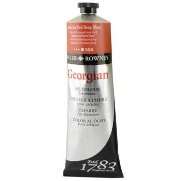 Daler Rowney Georgian Yağlı Boya 225ml 504-Cadmium Red Deep Hue