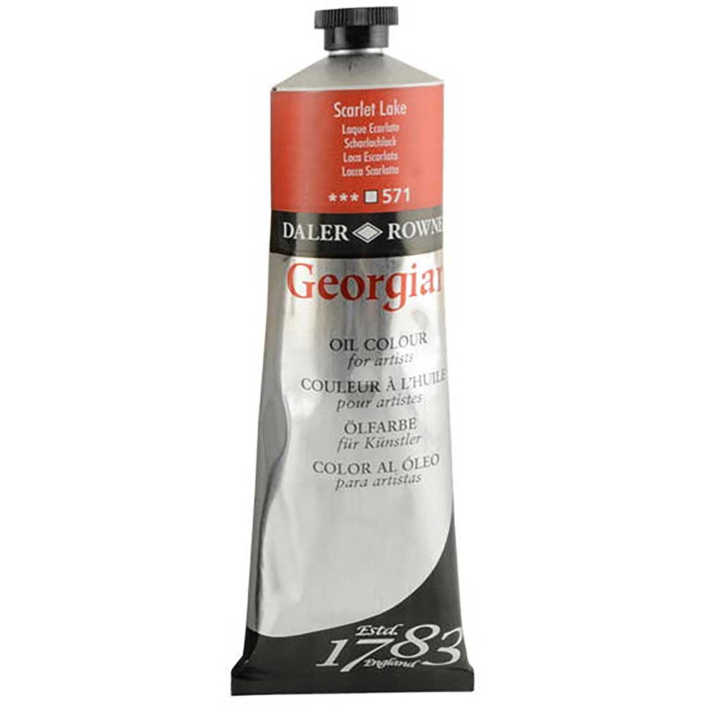 Daler Rowney Georgian Yağlı Boya 225ml 571-Scarlet Lake