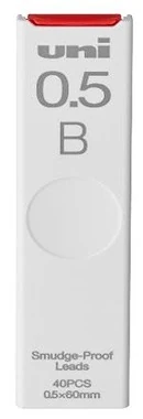 Uni Smudge Proof 0.5 Kalem Ucu B 40'lı