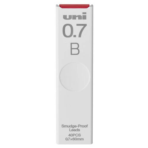 Uni Smudge Proof 0.7 Kalem Ucu B 40'lı