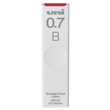 Uni Smudge Proof 0.7 Kalem Ucu B 40'lı