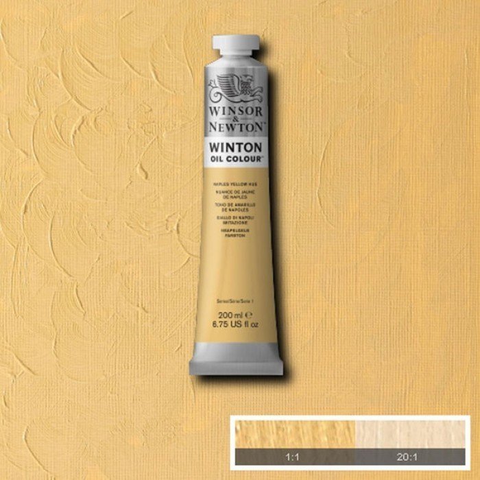 Winsor & Newton Winton 200 ml Yağlı Boya No:29 Naples Yellow Hue
