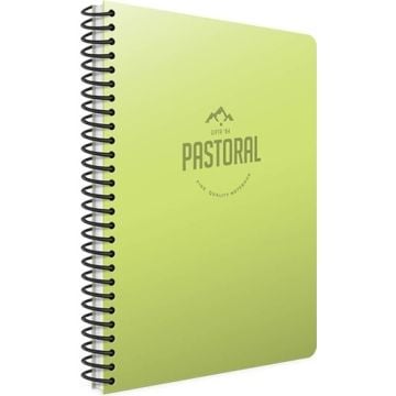 Gıpta Pastoral Spiralli PP Kapak A4 72 Yaprak Çizgisiz Okul Defteri
