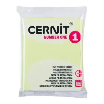 Cernit Number One Polimer Kil 56gr Pastel Yellow 731