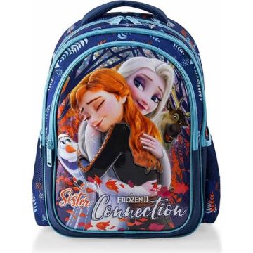 Frocx Disney Frozen Lisanslı İlkokul Çantası Trıo Connectıon 2 Bölmeli-48003