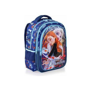 Frocx Disney Frozen Lisanslı İlkokul Çantası Trıo Connectıon 2 Bölmeli-48003