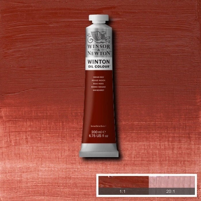 Winsor & Newton Winton 200 ml Yağlı Boya No:23 Indian Red