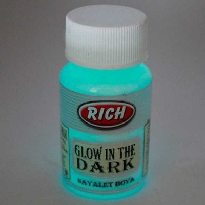 Rich TURKUAZ Karanlıkta Parlayan (Glow In The Dark) Hayalet Boya