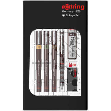 Rotring Isograph Rapido Kalem Seti Pergelsiz College (0.2-0.3-0.5)+Tikky