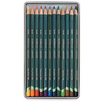 Derwent Artists Kuru Boya Kalemi Metal Kutu 12'li