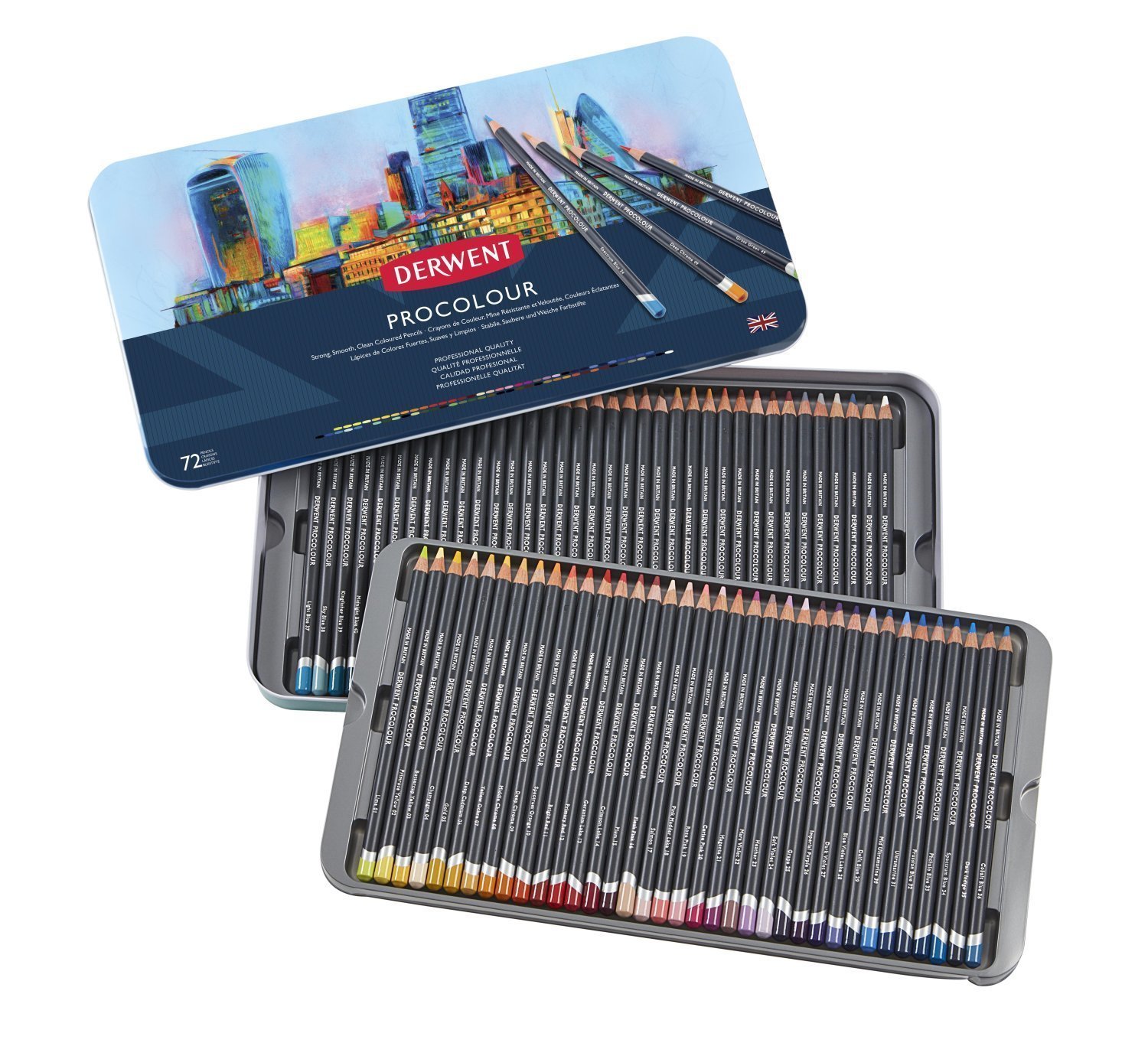 Derwent Procolour Kuru Boya Kalemi 72 Renk