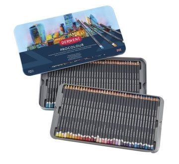 Derwent Procolour Kuru Boya Kalemi 72 Renk