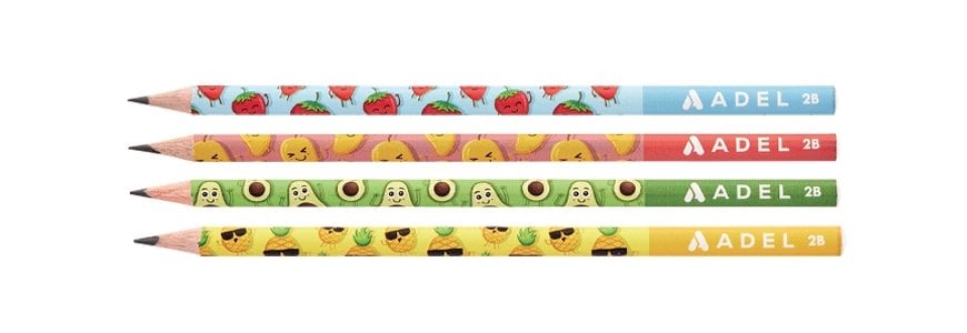 Adel Kurşun Kalem Meyveler 2B 4'lü