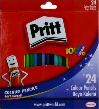 Pritt Boya Kalemi 24 Renk Set Karton Kutu