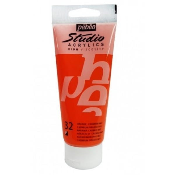 Pebeo Studio Akrilik Boya 100ml - 32 Cadmium Orange Hue