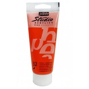 Pebeo Studio Akrilik Boya 100ml - 32 Cadmium Orange Hue