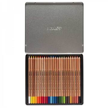 Lyra Rembrandt Polycolor Kuru Boya Kalemi Metal Kutu 24'lü