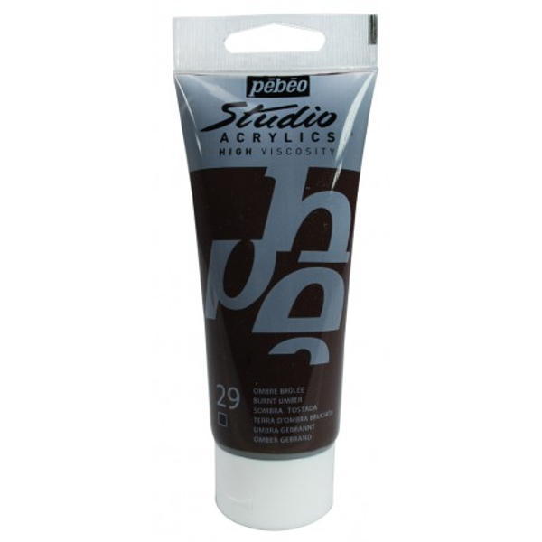 Pebeo Studio Akrilik Boya 100ml - 29 Burnt Umber