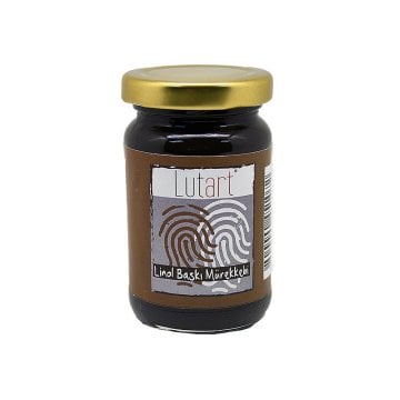 Lutart Linol Baskı Mürekkebi Kahverengi 100 ml
