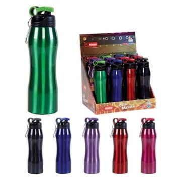Mikro Çelik Matara 750ML SİYAH MT-2627