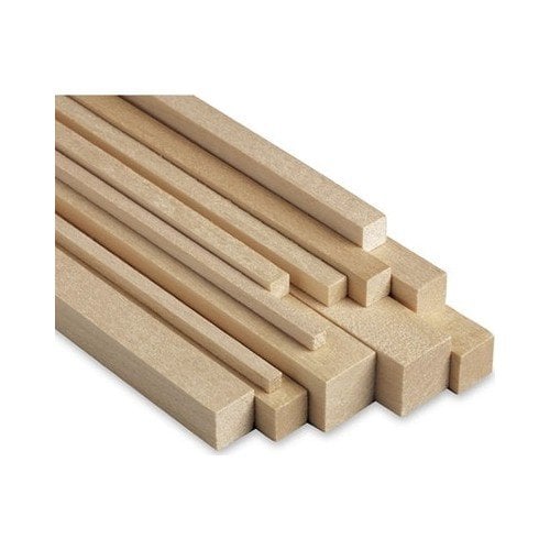 Balsa Kare Çıta 100 cm 3x3 mm 10 Adet