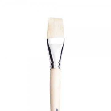 Pebeo 258F Serisi Uzun Sap Düz Kesik Yağlı Boya Kıl Fırça No:24