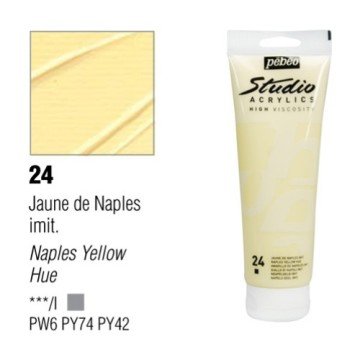 Pebeo Studio Akrilik Boya 24 100ml - Naples Yellow