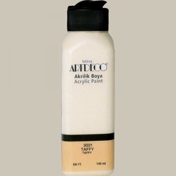 Artdeco Yeni Formül Akrilik Boya 140 ml 3001 Taffy