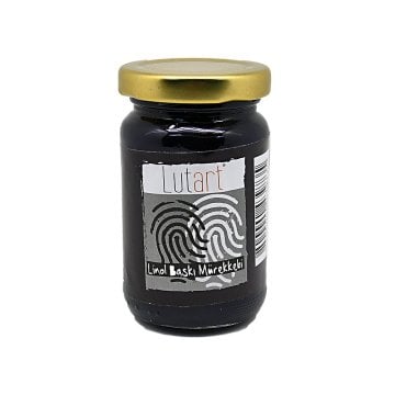 Lutart Linol Baskı Mürekkebi Siyah 100 ml