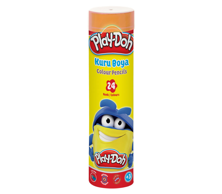 Play-Doh Kuru Boya Metal Tüp 24 Renk