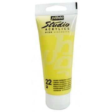 Pebeo Studio Akrilik Boya 100ml - 22 Lemon Cadmium Yellow Hue