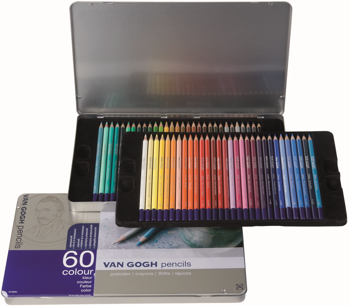 Van Gogh Colour Kuru Boya Kalemi Metal Kutu 60'lı