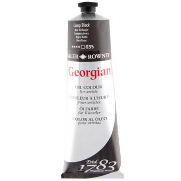 Daler Rowney Georgian Yağlı Boya 225ml 035-Lamp Black