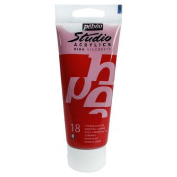 Pebeo Studio Akrilik Boya 100ml - 18 Naphtol Carmine