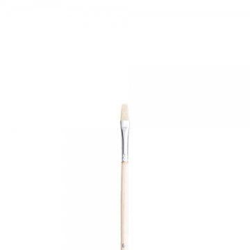 Pebeo 258F Serisi Uzun Sap Düz Kesik Yağlı Boya Kıl Fırça No:4