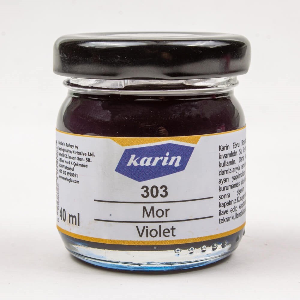 Karin Ebru Boyası 303 Mor 40 ml