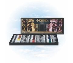 Maries Yağlı Boya 18 Renk x 12 ml.