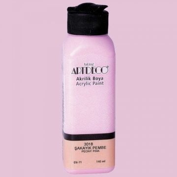 Artdeco Yeni Formül Akrilik Boya 140 ml 3018 Şakayık Pembe