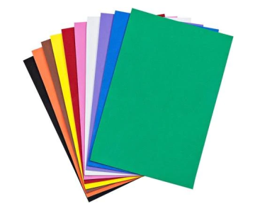 Yapışkanlı Eva 20x30 cm Karışık 10 Renk