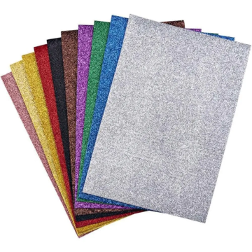 Simli Yapışkanlı Eva 50x70 cm Karışık 10 Renk