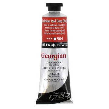 Daler Rowney Georgian Yağlı Boya 38ml 504-Cadmium Red Deep Hue