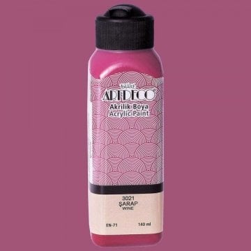 Artdeco Yeni Formül Akrilik Boya 140 ml 3021 Şarap