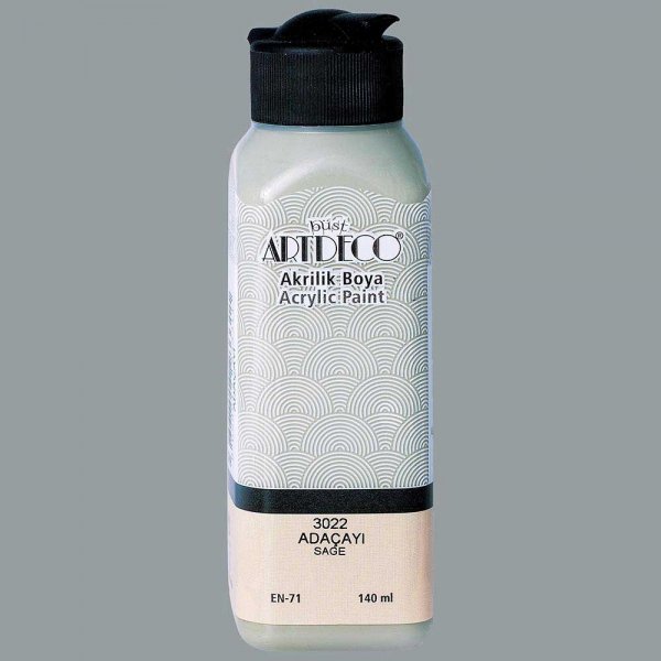 Artdeco Yeni Formül Akrilik Boya 140 ml 3022 Ada Çayı