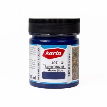 Karin Ebru Boyası 407 Lahor Mavisi 105 ml