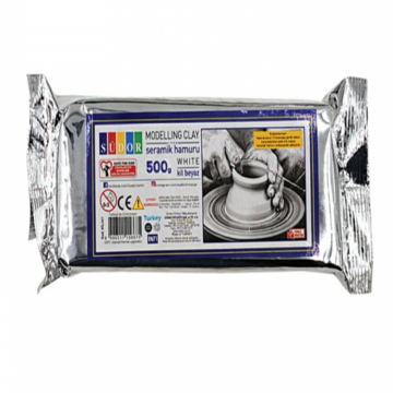 Südor Seramik Kil Hamuru Beyaz Renk 500 gr.