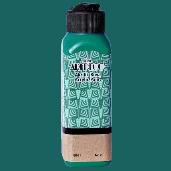 Artdeco Yeni Formül Akrilik Boya 140 ml 3026 Derin Yeşil