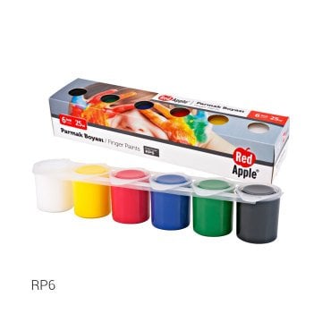 Red Apple Parmak Boya 6 Renk 25 ml