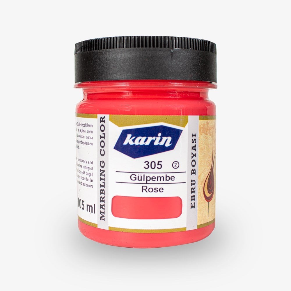 Karin Ebru Boyası 305 Gül Pembe 105 ml
