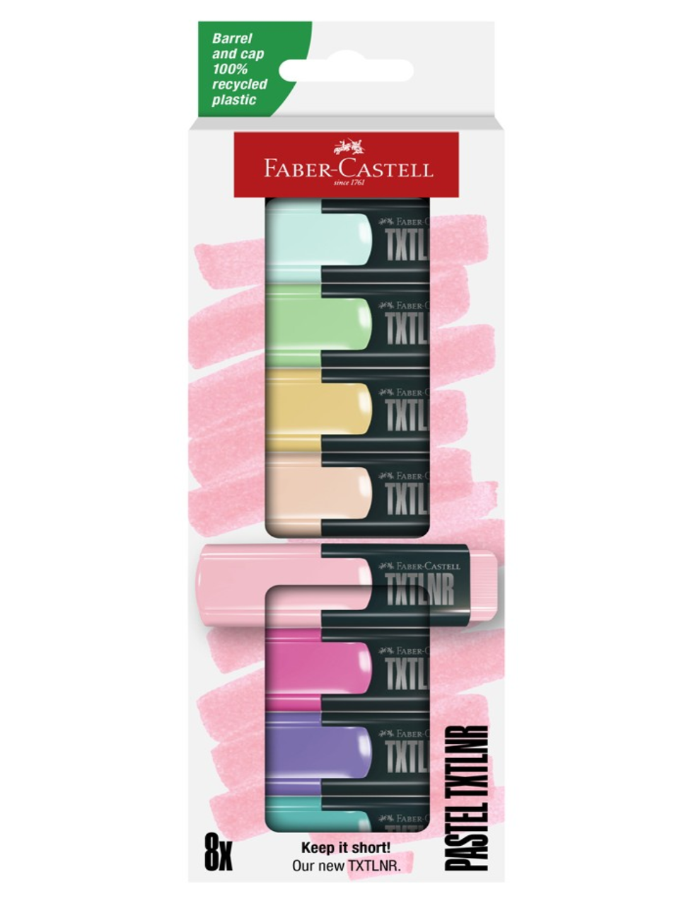 Faber Castell Fosforlu Kalem Mini Textliner Pastel 8 Renk